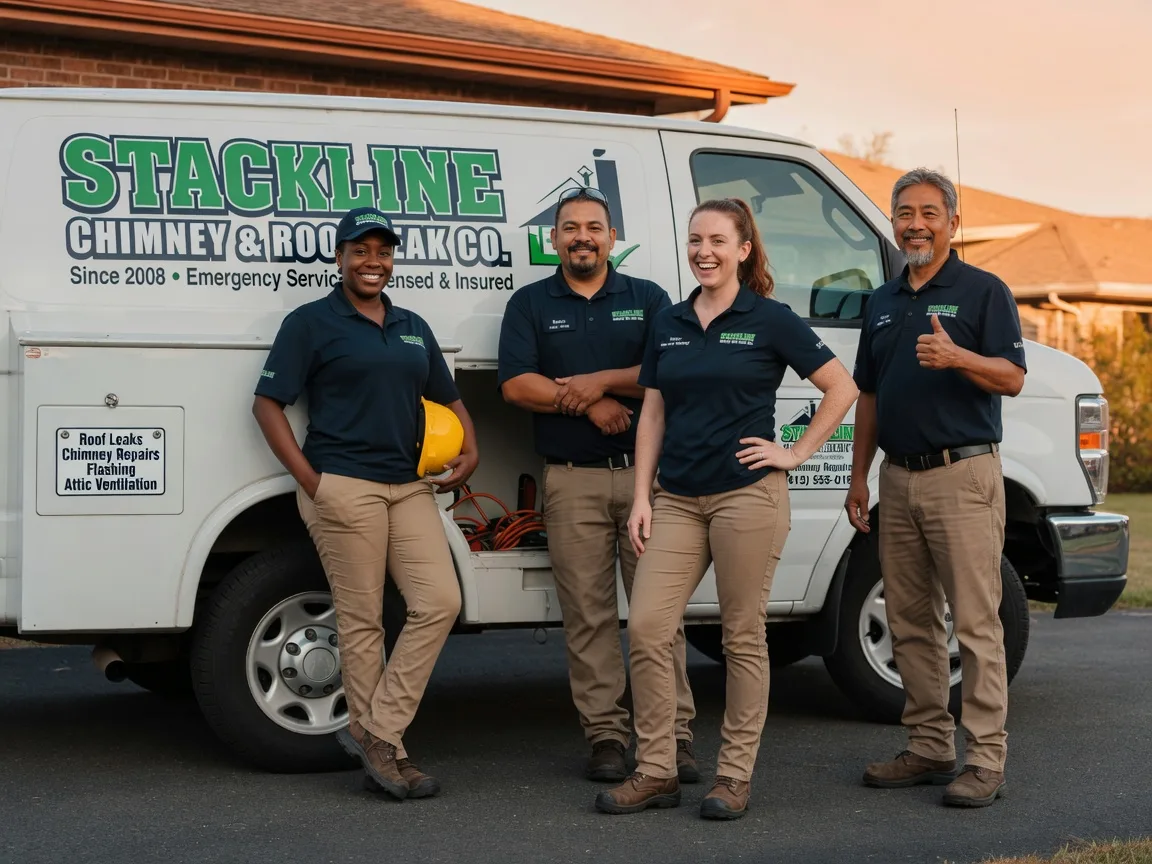 Chimney flashing repair company in Hitchita, OK